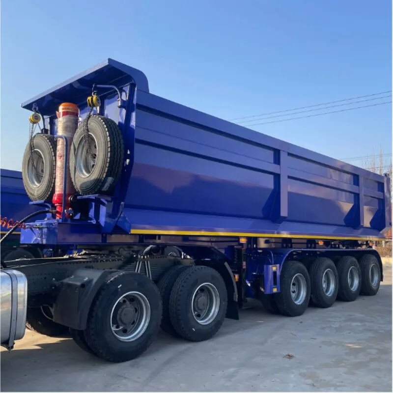 U tipo galinė savivarčio krovininė priekaba